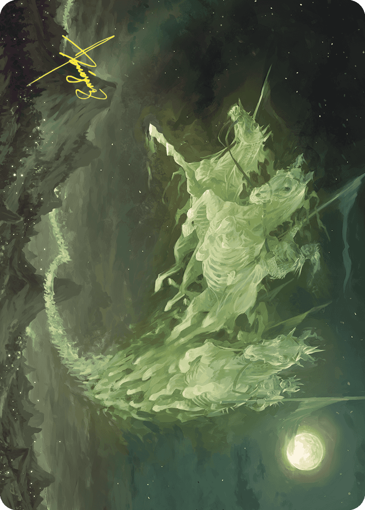 {A} Moonshaker Cavalry Art Card (Gold-Stamped Signature) [Wilds of Eldraine Art Series][GS AWOE 005]