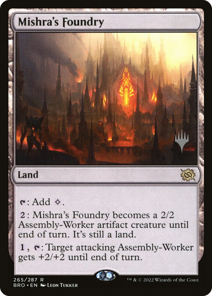 {R} Mishra's Foundry [The Brothers' War: Promo Pack][PP BRO 265]