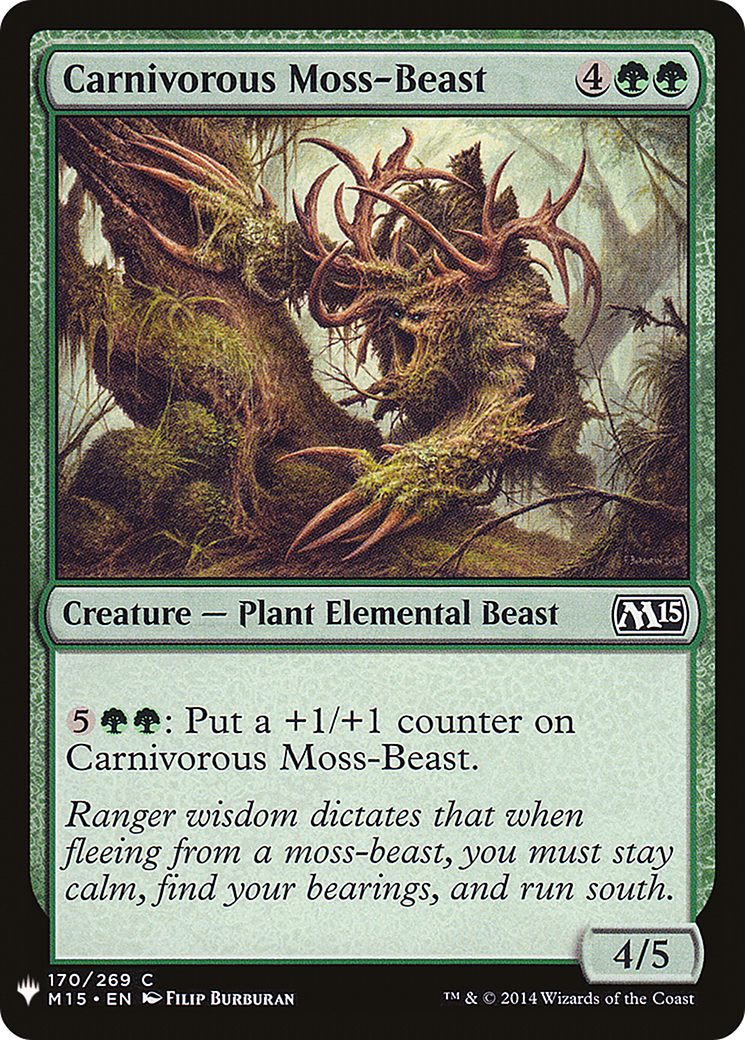 {C} Carnivorous Moss-Beast [Mystery Booster][LS M15 170]