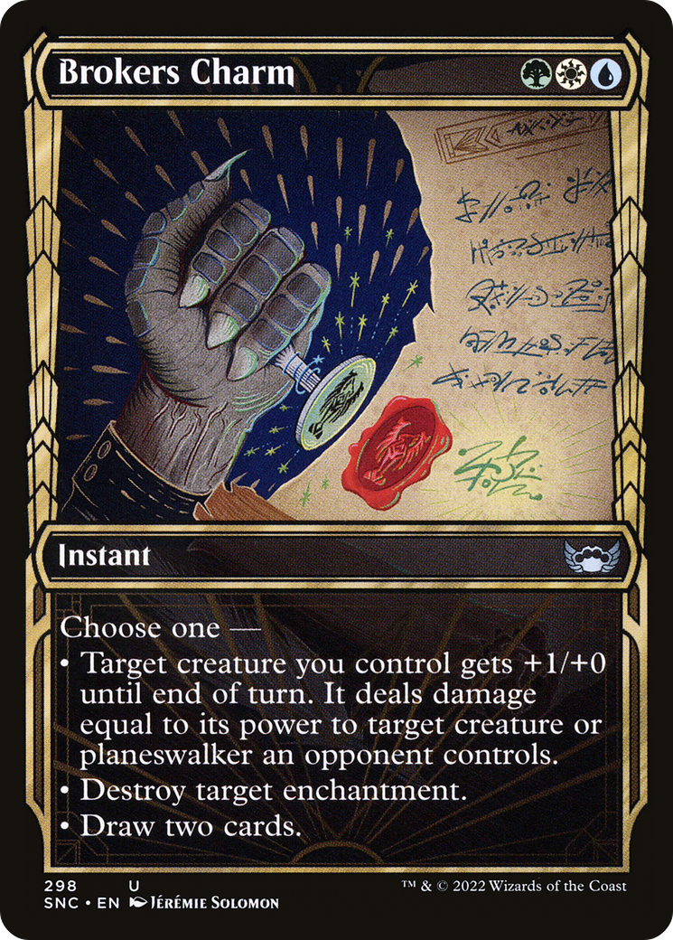 {C} Brokers Charm (Showcase Golden Age) [Streets of New Capenna][SNC 298]