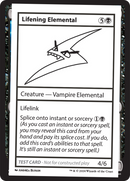 {C} Lifening Elemental [Mystery Booster 2 Playtest Cards][MB2 PLAYTEST]