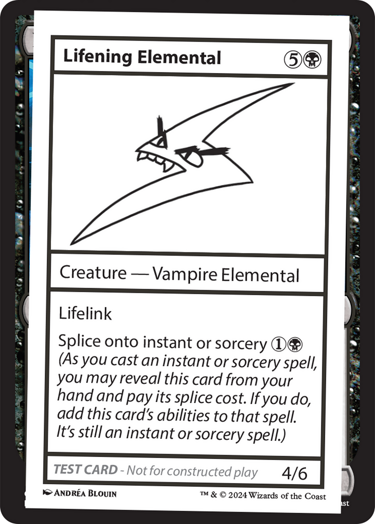 {C} Lifening Elemental [Mystery Booster 2 Playtest Cards][MB2 PLAYTEST]