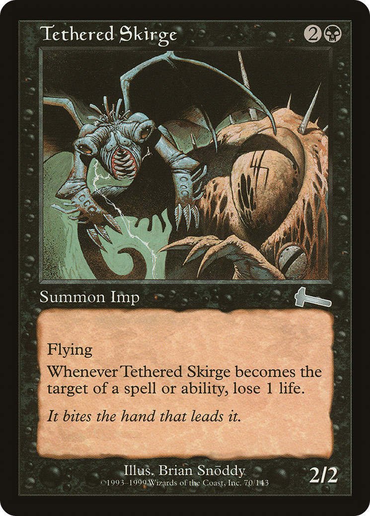 {C} Tethered Skirge [Urza's Legacy][ULG 070] - Misty Mountain Games
