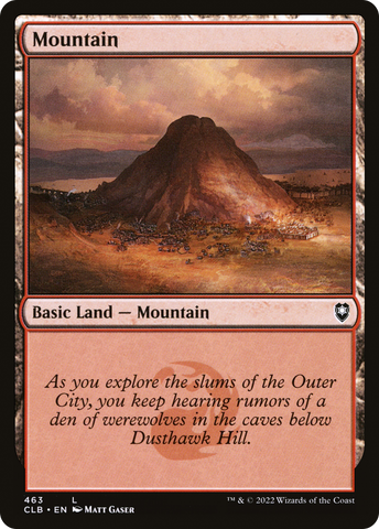 {B}[CLB 463] Mountain (463) [Commander Legends: Battle for Baldur's Gate]