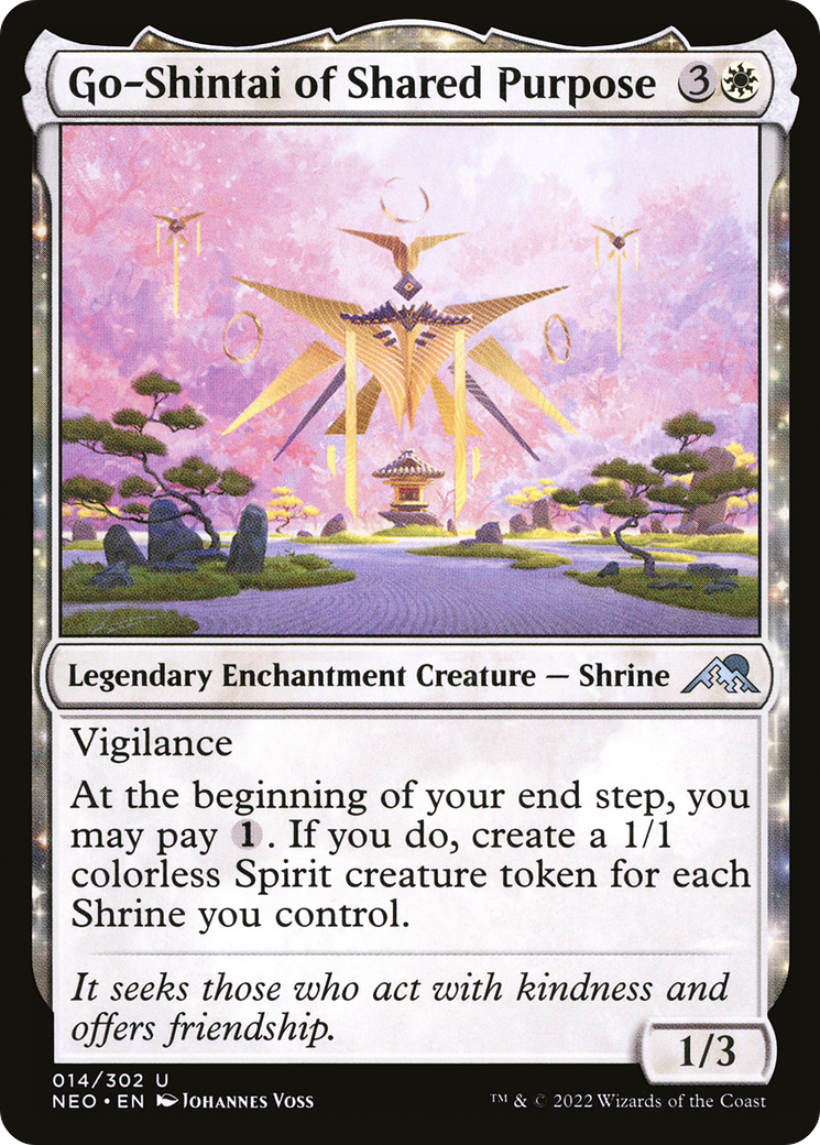 {C} Go-Shintai of Shared Purpose [Kamigawa: Neon Dynasty][NEO 014]