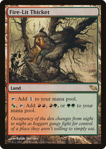 {R} Fire-Lit Thicket [Shadowmoor][SHM 271] - Misty Mountain Games