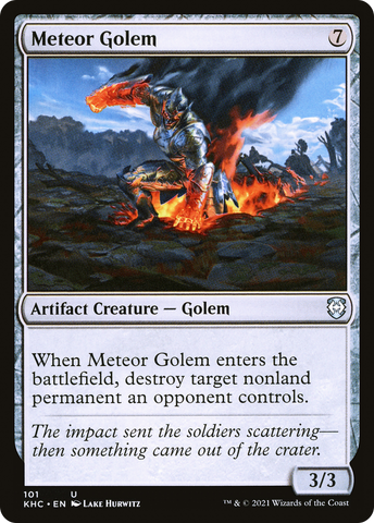 {C} Meteor Golem [Kaldheim Commander][KHC 101]