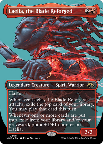 {R} Laelia, the Blade Reforged (Borderless) [Modern Horizons 3][MH3 368]