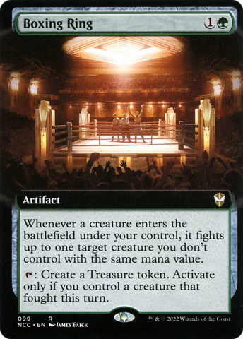 {R} Boxing Ring (Extended Art) [Streets of New Capenna Commander][NCC 099]