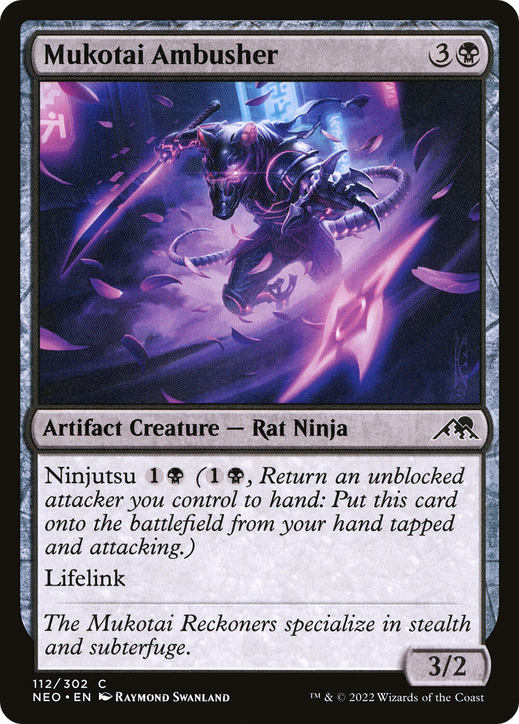 {C} Mukotai Ambusher [Kamigawa: Neon Dynasty][NEO 112]