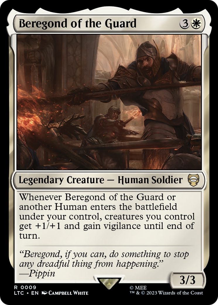 {R} Beregond of the Guard [The Lord of the Rings: Tales of Middle-Earth Commander][LTC 009]