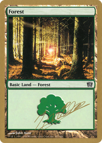 {B}[GB WC04 JN347] Forest (jn347) (Julien Nuijten) [World Championship Decks 2004]