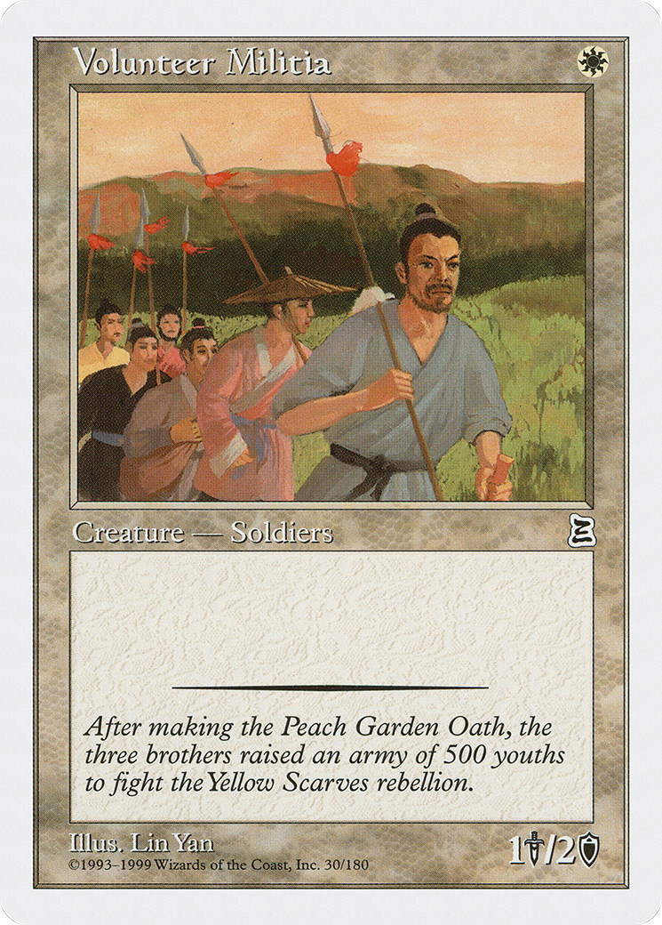 {C} Volunteer Militia [Portal Three Kingdoms][PTK 030] - Misty Mountain Games