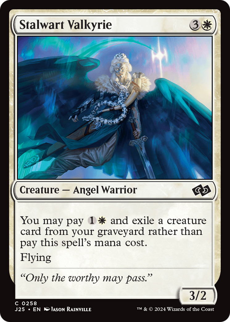 {C} Stalwart Valkyrie [Foundations Jumpstart][J25 258]