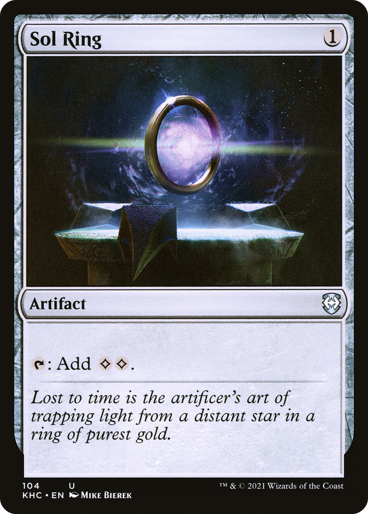 {C} Sol Ring [Kaldheim Commander][KHC 104]