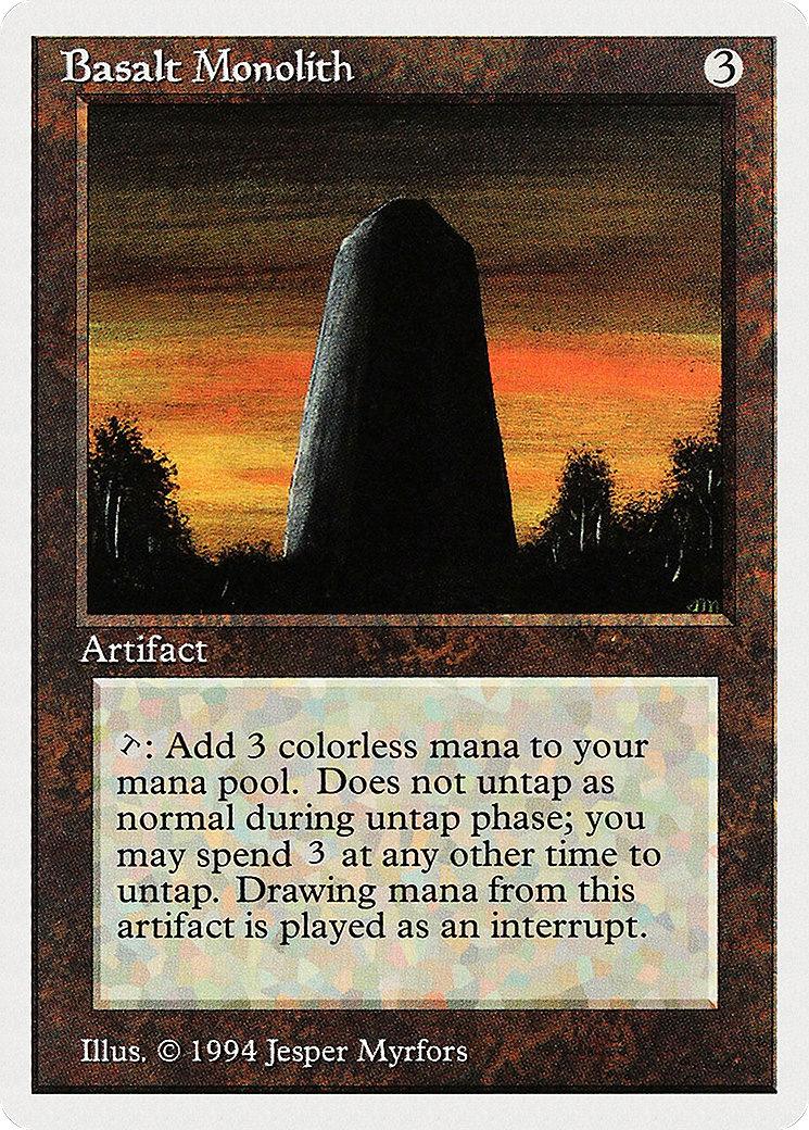 {C} Basalt Monolith [Summer Magic / Edgar][SUM 235]