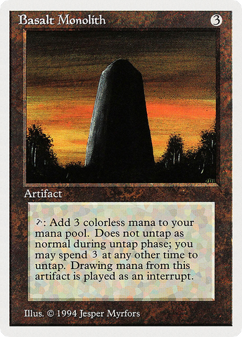 {C} Basalt Monolith [Summer Magic / Edgar][SUM 235]