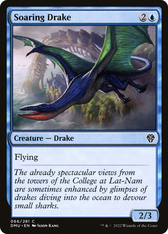 {C} Soaring Drake [Dominaria United][DMU 066]