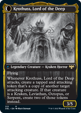 {R} Runo Stromkirk // Krothuss, Lord of the Deep [Innistrad: Double Feature][DBL 513]