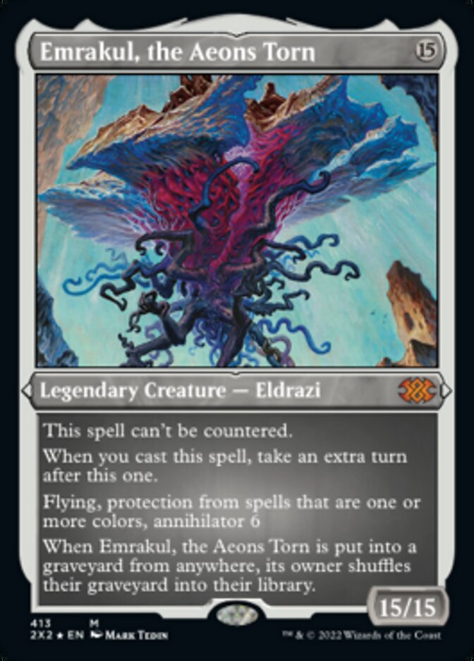 {R} Emrakul, the Aeons Torn (Foil Etched) [Double Masters 2022][2X2 413]
