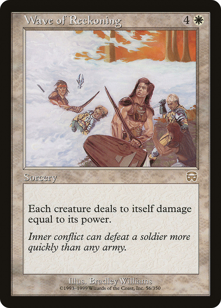 {R} Wave of Reckoning [Mercadian Masques][MMQ 056]
