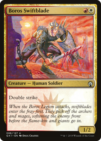 {C} Boros Swiftblade [Guilds of Ravnica Guild Kit][GK1 086]