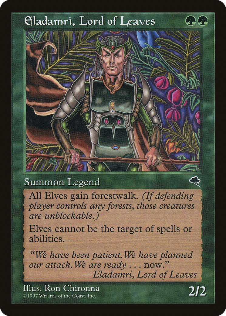 {R} Eladamri, Lord of Leaves [Tempest][TMP 224] - Misty Mountain Games