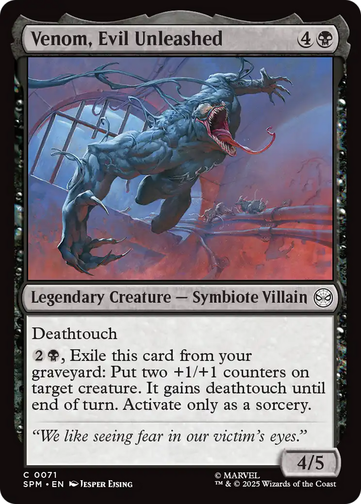 {@@ SPE C} Venom, Evil Unleashed [Marvel's Spider-Man] [SPM 071]