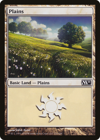 {B}[M11 231] Plains (231) [Magic 2011]