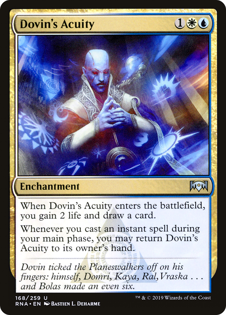 {C} Dovin's Acuity [Ravnica Allegiance][RNA 168]