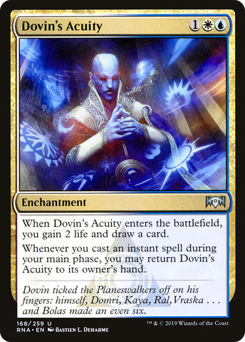 {C} Dovin's Acuity [Ravnica Allegiance][RNA 168]