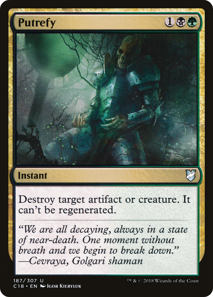 {C} Putrefy [Commander 2018][C18 187] - Misty Mountain Games