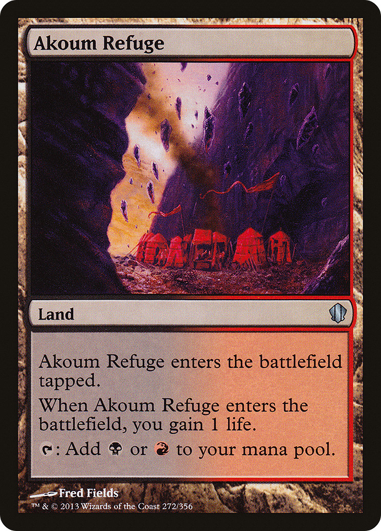 {C} Akoum Refuge [Commander 2013][C13 272]