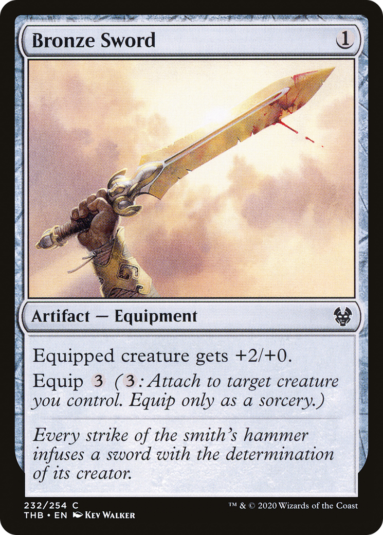 {C} Bronze Sword [Theros Beyond Death][THB 232]