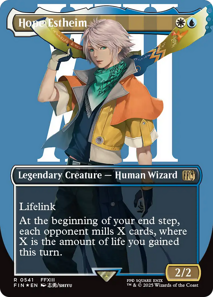 {@R} Hope Estheim (Borderless) (Surge Foil) [FINAL FANTASY][FIN 541]