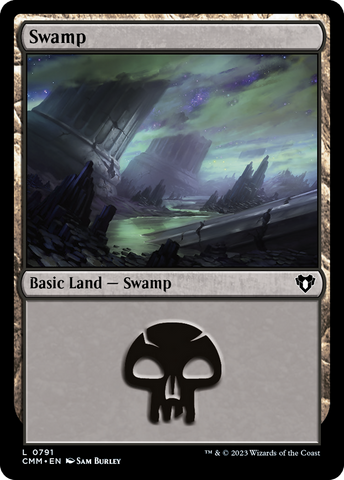 {B} Swamp (791) [Commander Masters][CMM 791]