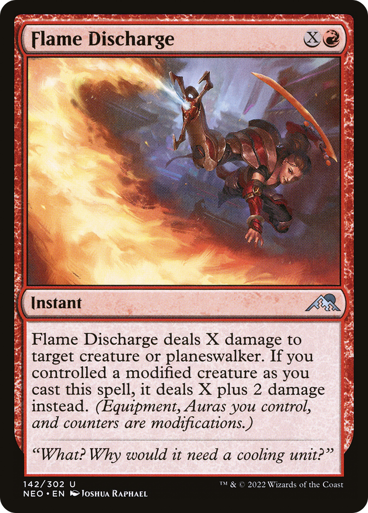 {C} Flame Discharge [Kamigawa: Neon Dynasty][NEO 142]