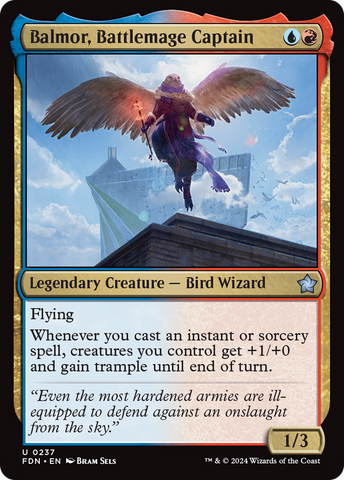 {@C} Balmor, Battlemage Captain [Foundations][FDN 237]