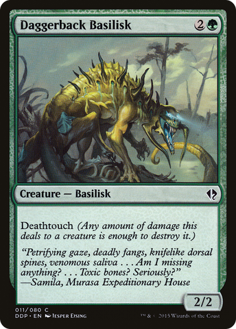 {C} Daggerback Basilisk [Duel Decks: Zendikar vs. Eldrazi][DDP 011]