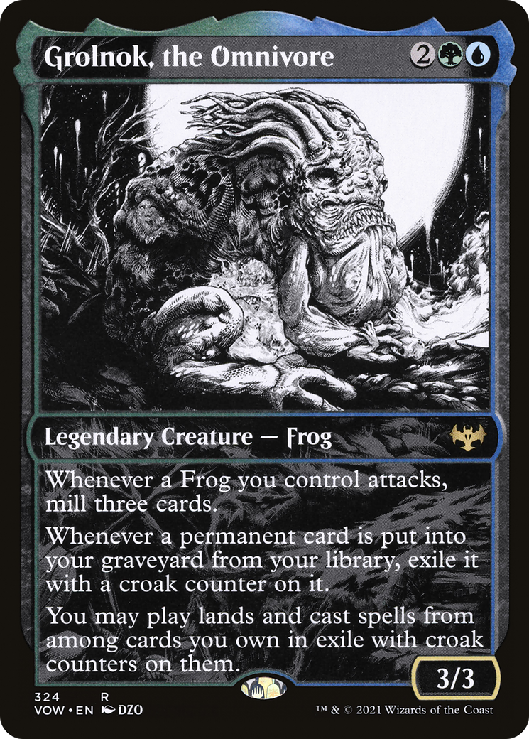 {R} Grolnok, the Omnivore (Showcase Eternal Night) [Innistrad: Crimson Vow][VOW 324]