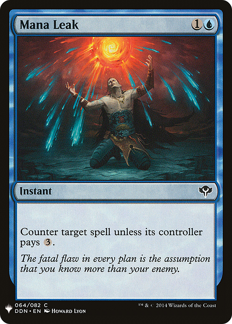 {C} Mana Leak [Mystery Booster][LS DDN 064]