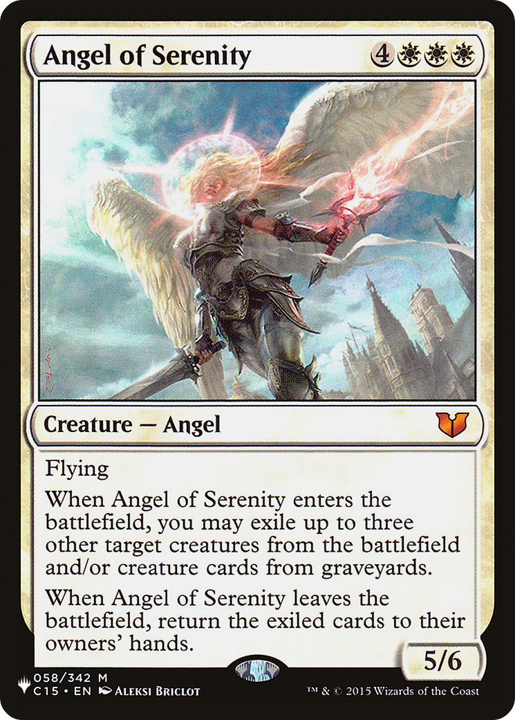 Angel of Serenity (C15) [LIST 058/342]