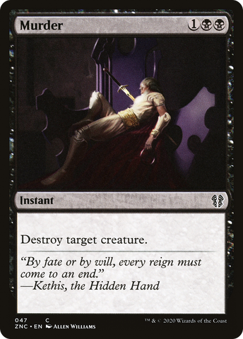 {C} Murder [Zendikar Rising Commander][ZNC 047]
