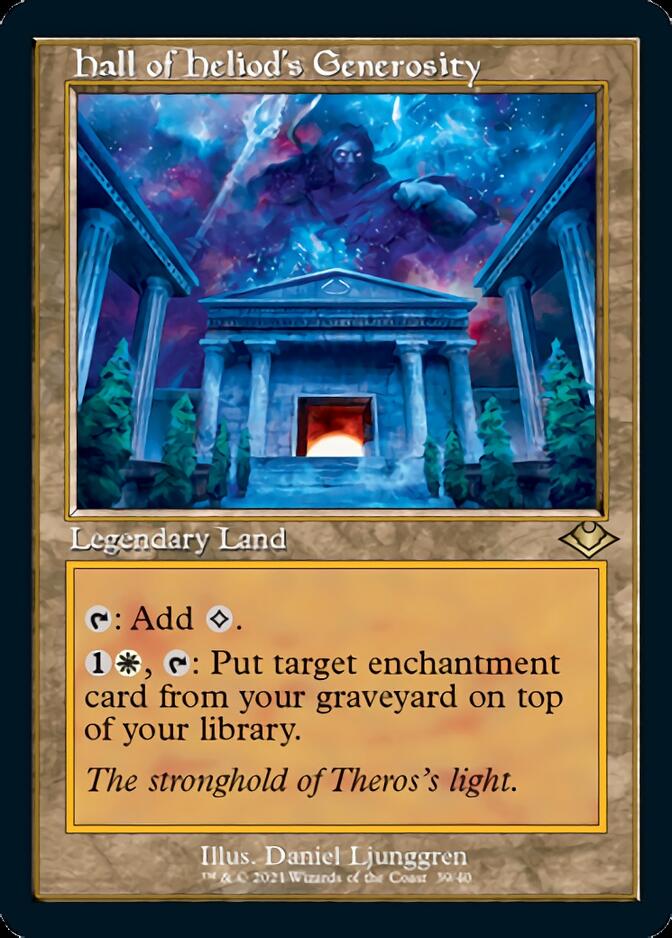 {R} Hall of Heliod's Generosity (Retro Foil Etched) [Modern Horizons 2][RF ET MH1 039]