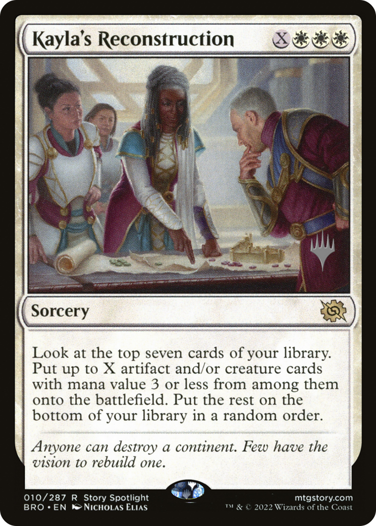{R} Kayla's Reconstruction [The Brothers' War: Promo Pack][PP BRO 010]