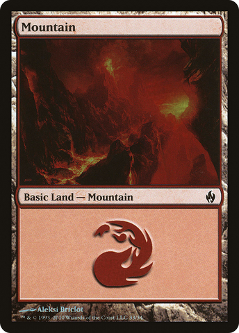 {B}[PD2 033] Mountain (33) [Premium Deck Series: Fire and Lightning]