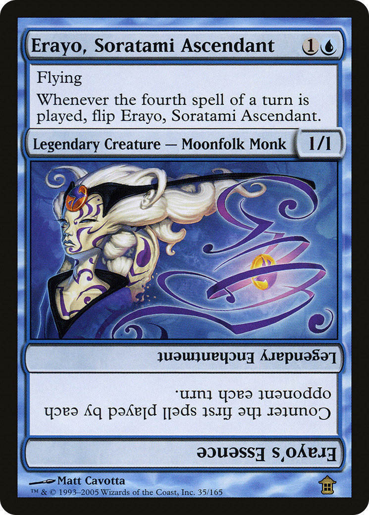 {R} Erayo, Soratami Ascendant // Erayo's Essence [Saviors of Kamigawa][SOK 035] - Misty Mountain Games