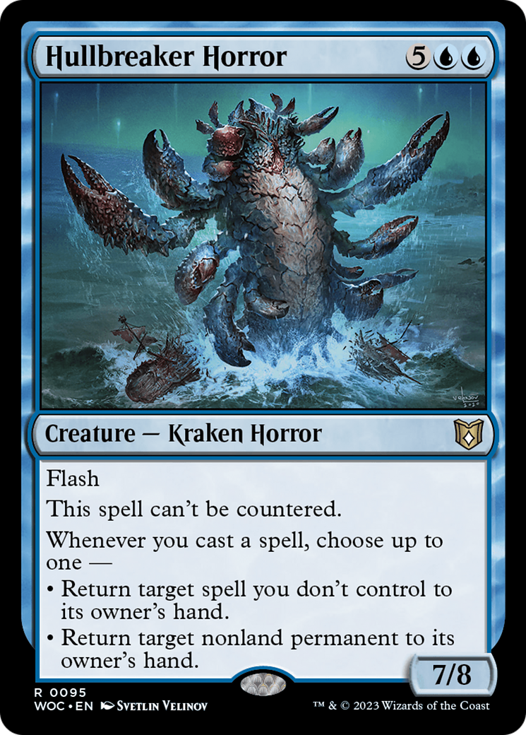 {R} Hullbreaker Horror [Wilds of Eldraine Commander][WOC 095]