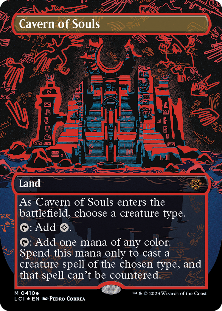 {@R} Cavern of Souls (0410e) (Borderless) [The Lost Caverns of Ixalan][LCI 410E]