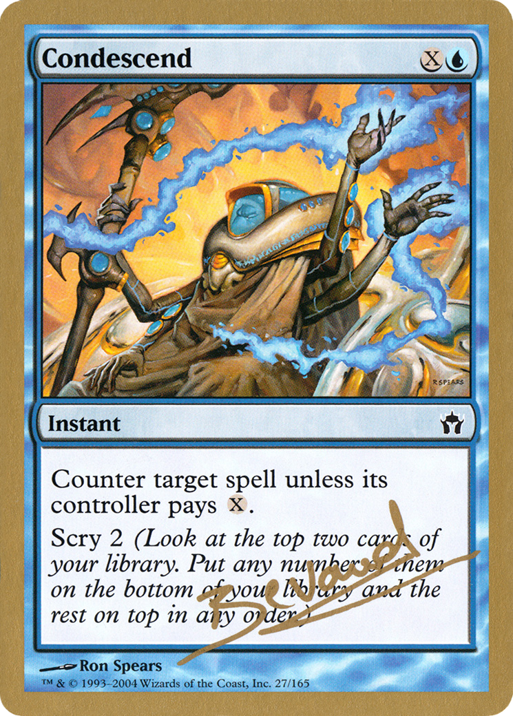 {C} Condescend (Manuel Bevand) [World Championship Decks 2004][GB WC04 MB27]